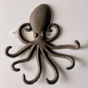 Cast Iron Octopus Wall hook